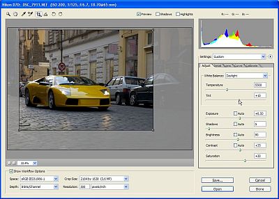 Adobe Camera RAW 3.5